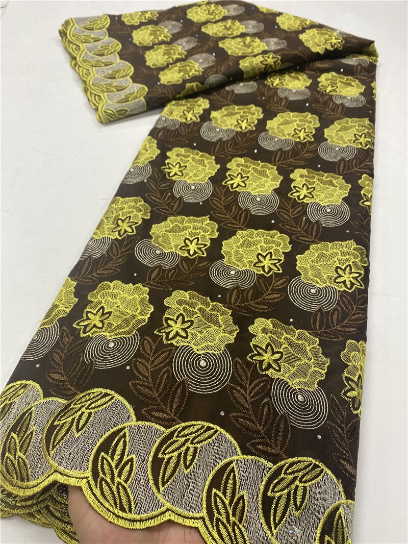 African Lace Fabric Lace Swiss Cotton Lace Fabric Swiss Voile Lace In Switzerland For Nigerian Party YA3714B-3