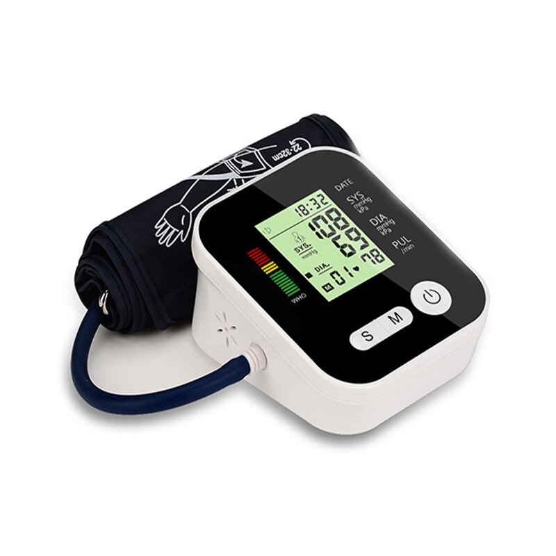 Bovenarm Bloeddrukmeter Automatische Bloeddrukmeters Bp Monitor Pulse Gauge Meter Tonometer