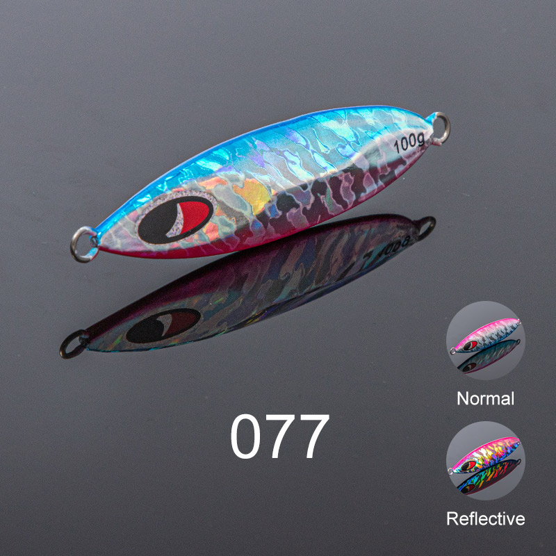 Noeby Metal Jig Lure 40g Spoon Shore Casting Slow Pitch Jigging Swing Super Hard Artificial Bait for Saltwater Fishing Lure: DULL