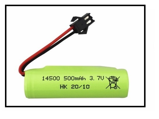 3.7V 500Mah 14500 Lipo Battery+charger Voor DE35 DE38 Dubbelzijdig Rc Tumbling Stunt Afstandsbediening controle Auto: black