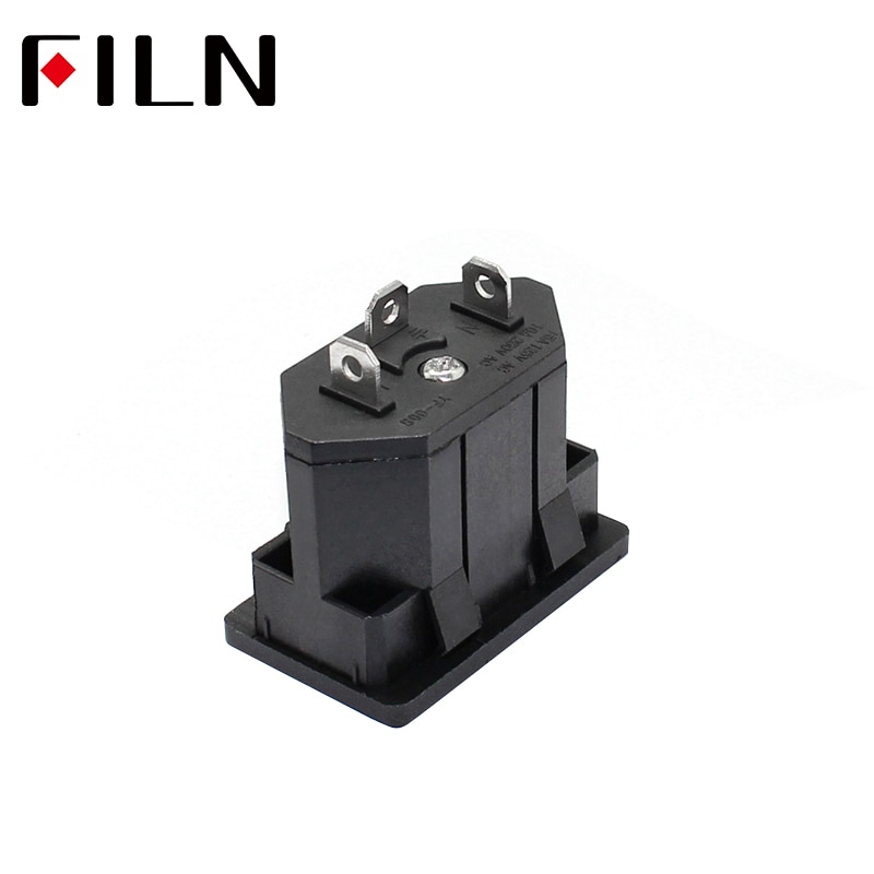 15A 125VAC IEC320 C14 Inlet Power Socket Connector Plug Industrial socket Plug IEC320 C14 3Pin Panel Power Inlet Socket