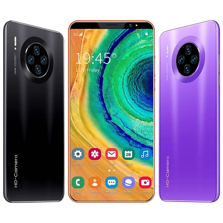 Mate33 Pro-teléfono inteligente desbloqueado, móvil de 2MP, 8 núcleos, Dual SIM, 512MB + 4G, 5,8 pulgadas, Android, en caja al por menor: Orange