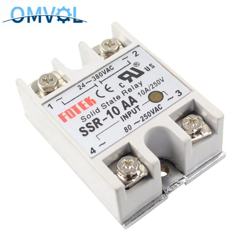 1 st fotek ssr -10da tillverkare 10a ssr relä,ingång 3-32 vdc utgång 24-380 vac ssr -10aa ssr -10dd: Ssr -10aa