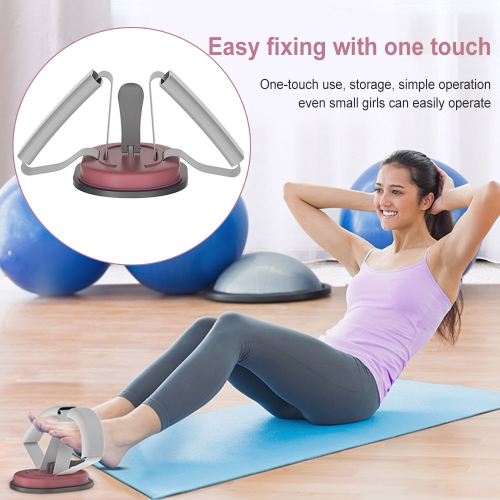 Sit-Up Exercise Bar Home Fitness Abdominal Machine Crunches Aid Waist Fat Reduction Household Belly Roll Equipment