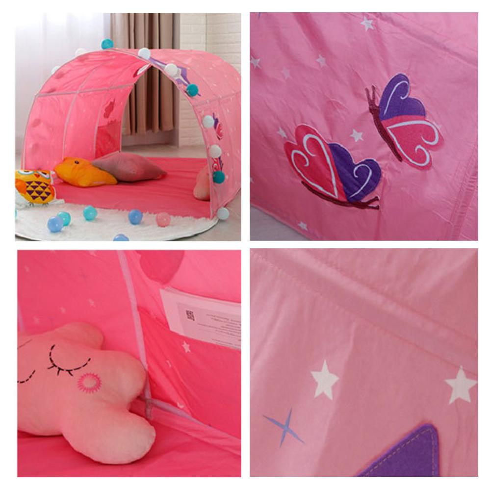 Kids Bed Tent Play House Tent Crawling Tunnel Indoor Outdoor Play Tent Toys For Children