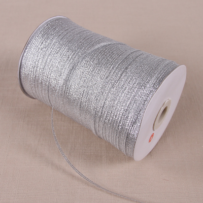 20 Yards 3mm Zilver/Goud Zijde Satijn Lint Party Thuis Bruiloft Decoratie Cadeaupapier Kerstmis Nieuwjaar DIY materiaal: sliver