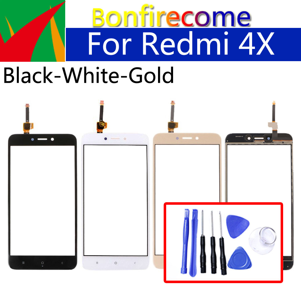 5.0 &quot;4X Voor Xiaomi Redmi 4X Redmi4X Touch Screen Panel Sensor Lcd-scherm Glas Lens Panel Touchscreen Digitizer