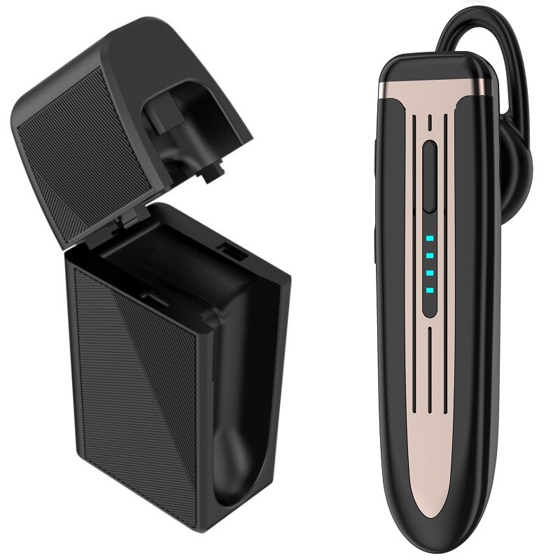 Latest CVC6 Noise Canceling Bluetooth Headset 5.0 wireless Headphones Handsfree Business Earphones with Mic for smart phone: K3 Black Set