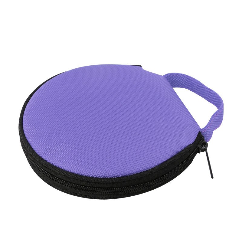 20- plater boks vanntett cd veske bærbar cd holder dvd veske arrangør lommebok koffert plast porta cd estuche organizador: Lilla