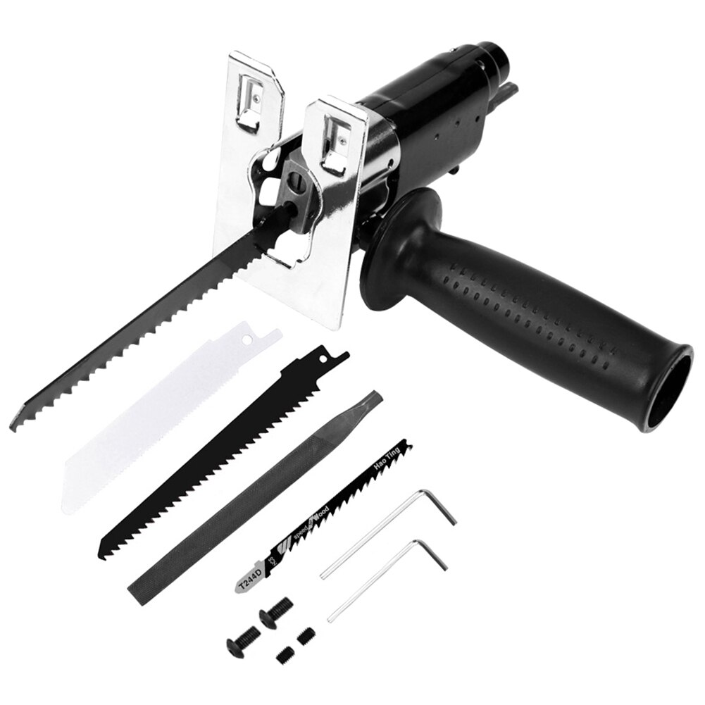Multifunction Reciprocating Saw Adapter Electric Drill Modified Electric Saw Hand Tool Wood Metal Cutter Saw Attachment Adapter