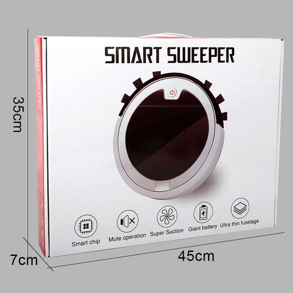 Intelligent Sweeping Robot With Remote Control Single Mop Dust Collector Home Sweeping Robot Floor Cleaning Tools