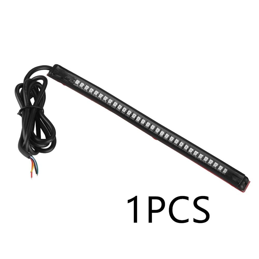 Flexible 32LED Light Strip with Tail Brake Stop Turn Signal Lights All-in-one for Motorcycle Scooter Quad Cruiser Harley: Default Title