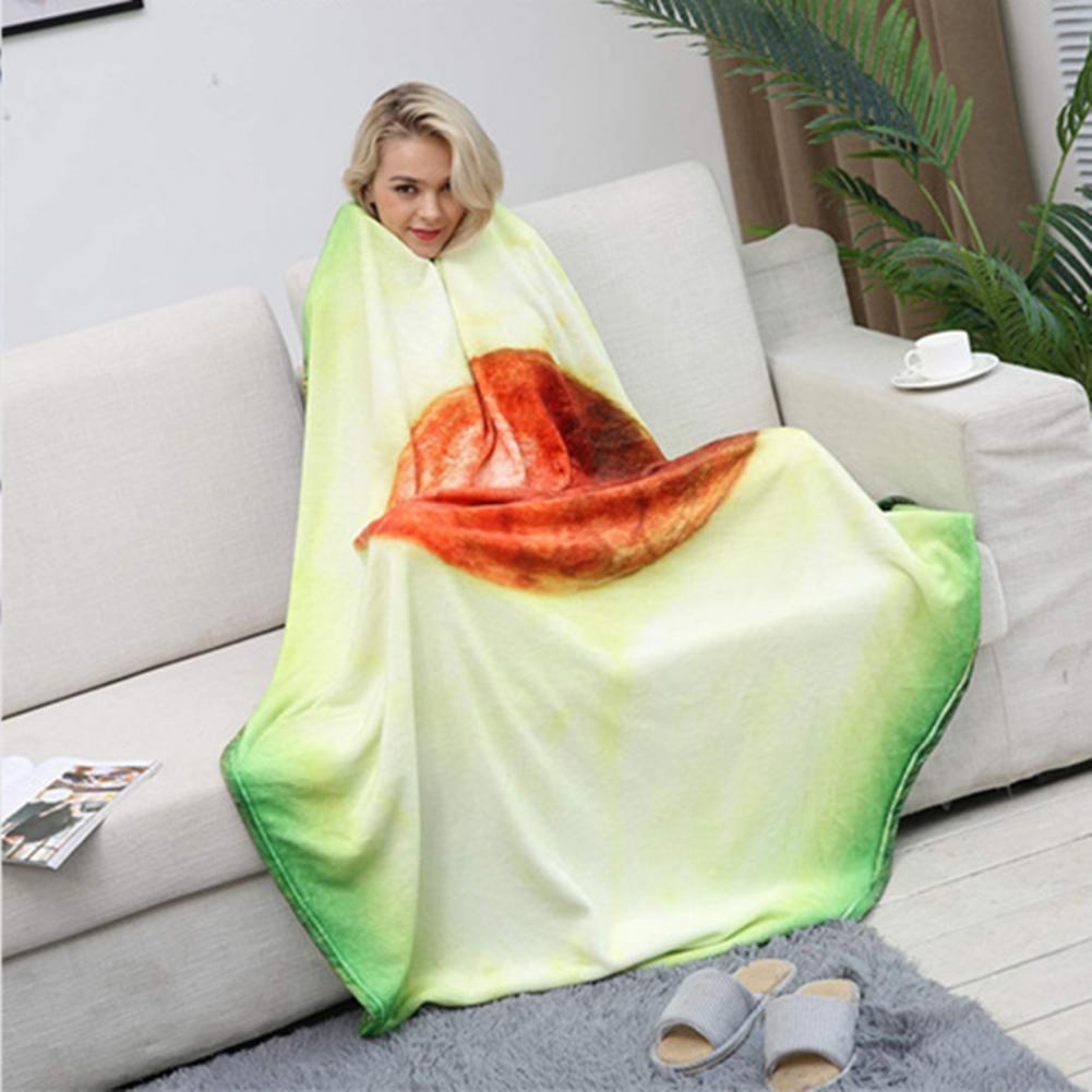 Burrito Blanket Soft Burrito Print Yellow Soft Flannel Burrito Blanket for Home