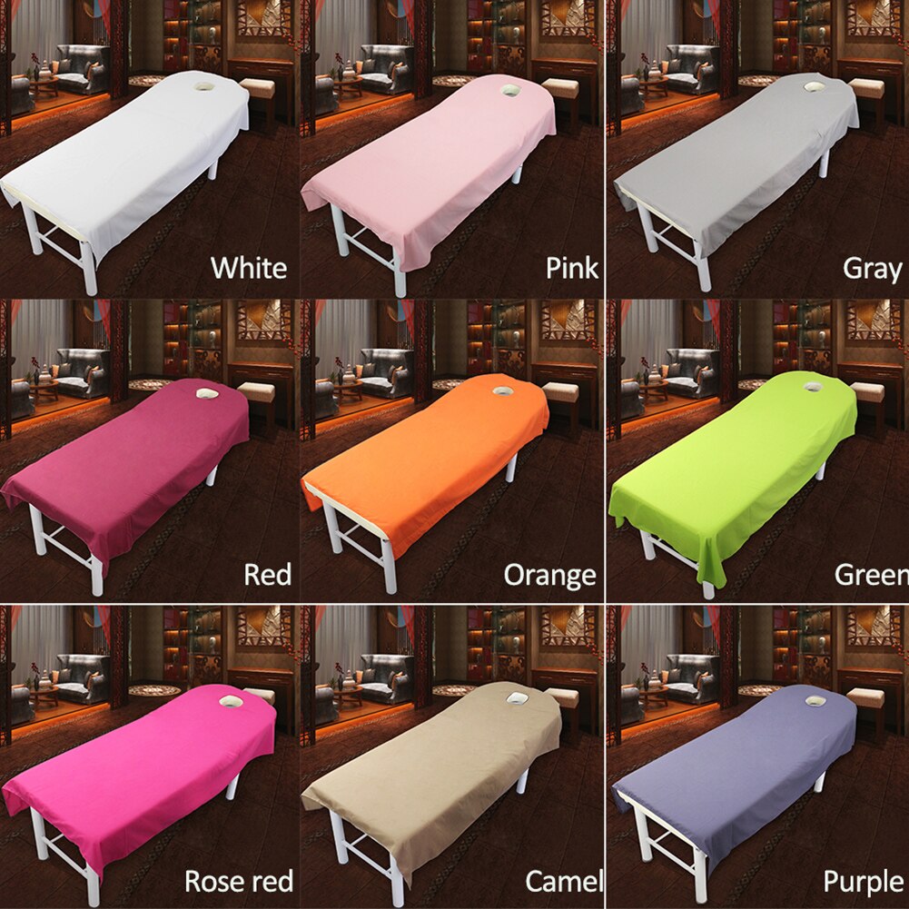 Mykt borddeksel salong maskinvaskbar mikrofiber komfortabel hjemmelaken sofa sofa massasje spa vanlig polyester sengetøyartikkel