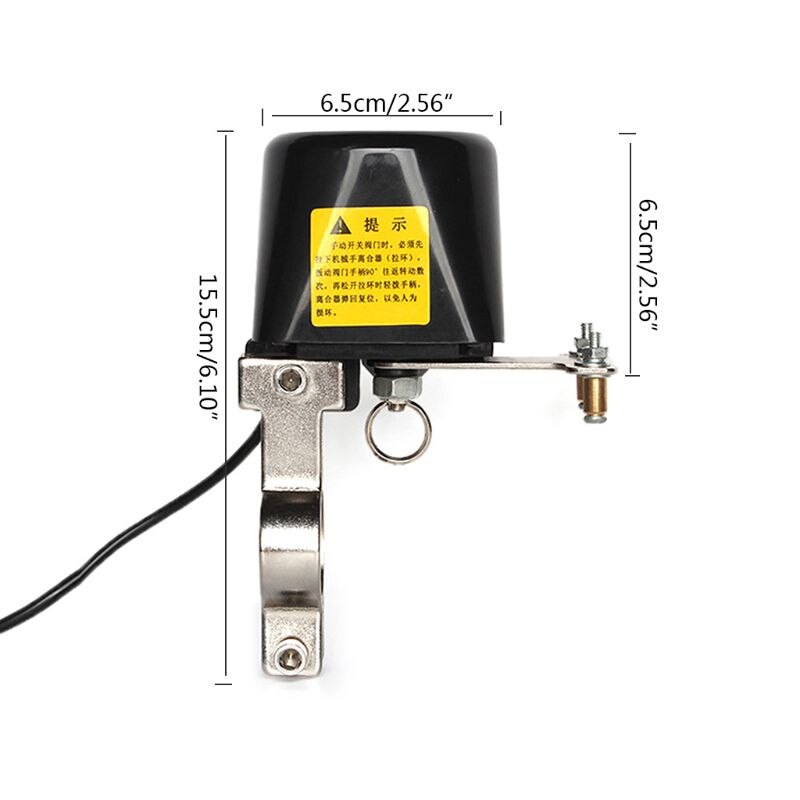 1/2 "manipulator wodociągu gazowego kulka zaworu inteligentny kontroler wyciek automatyczny system odcinający odciąć kuchnia łazienka