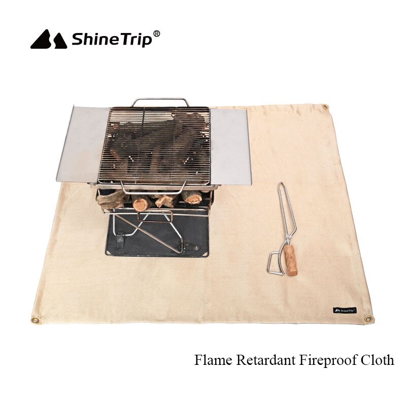 Camping Feuerfeste Tuch Flammschutzmittel Isolierung matt Decke Glas Beschichtet Wärmedämmung Pad Ich bin Freien Picknick Grill