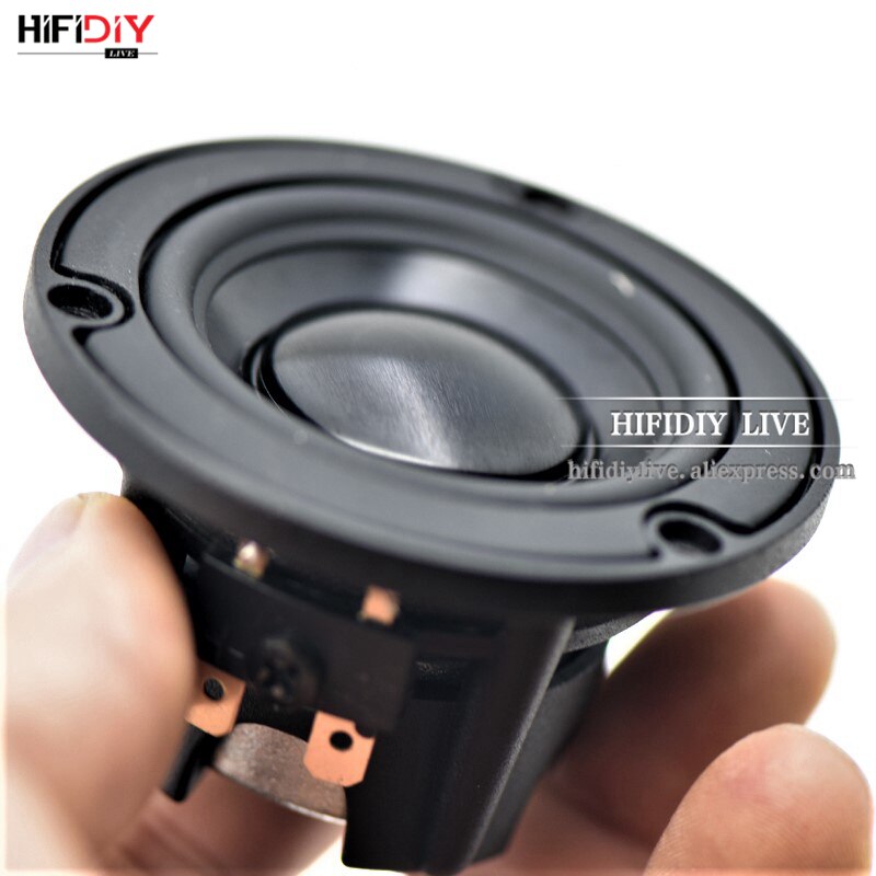 Hifibricolage bassin en aluminium Hi-Fi 2 3 3.5 pouces 65mm unité de haut-parleur haute fréquence 4OHM 20W haut-parleur de basse Alto V65/85/95mm