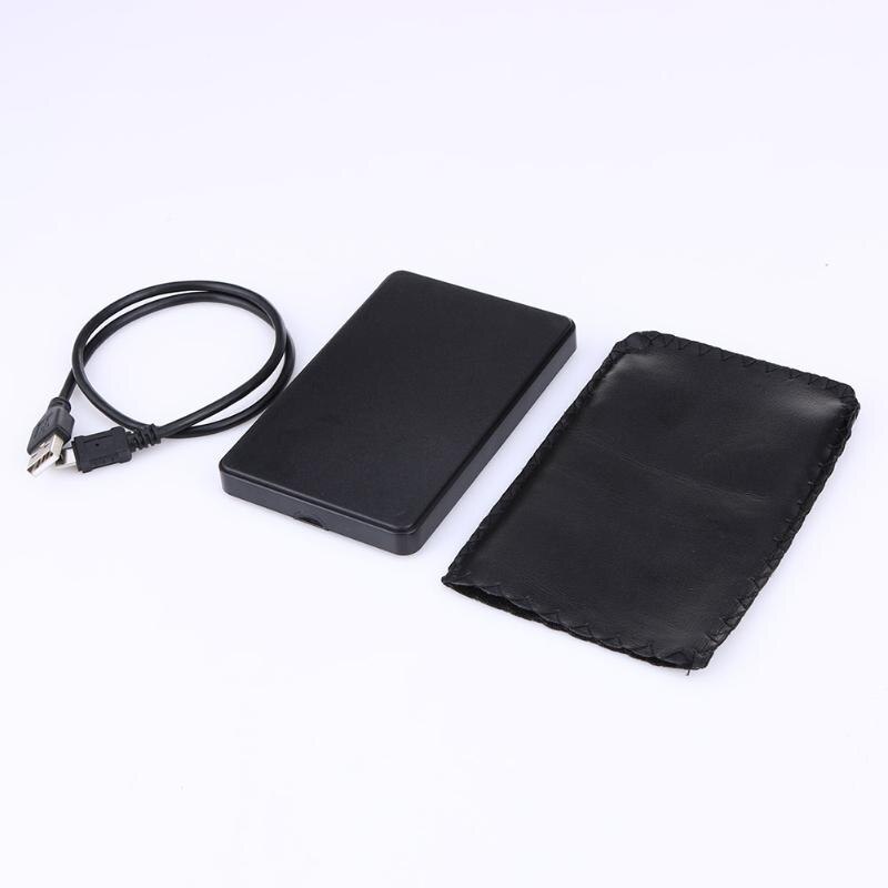 HDD Case Slim Portable 2.5 HDD Enclosure USB 2.0 External Hard Disk Case Sata to USB Hard Disk Drives HDD Case With USB Cable