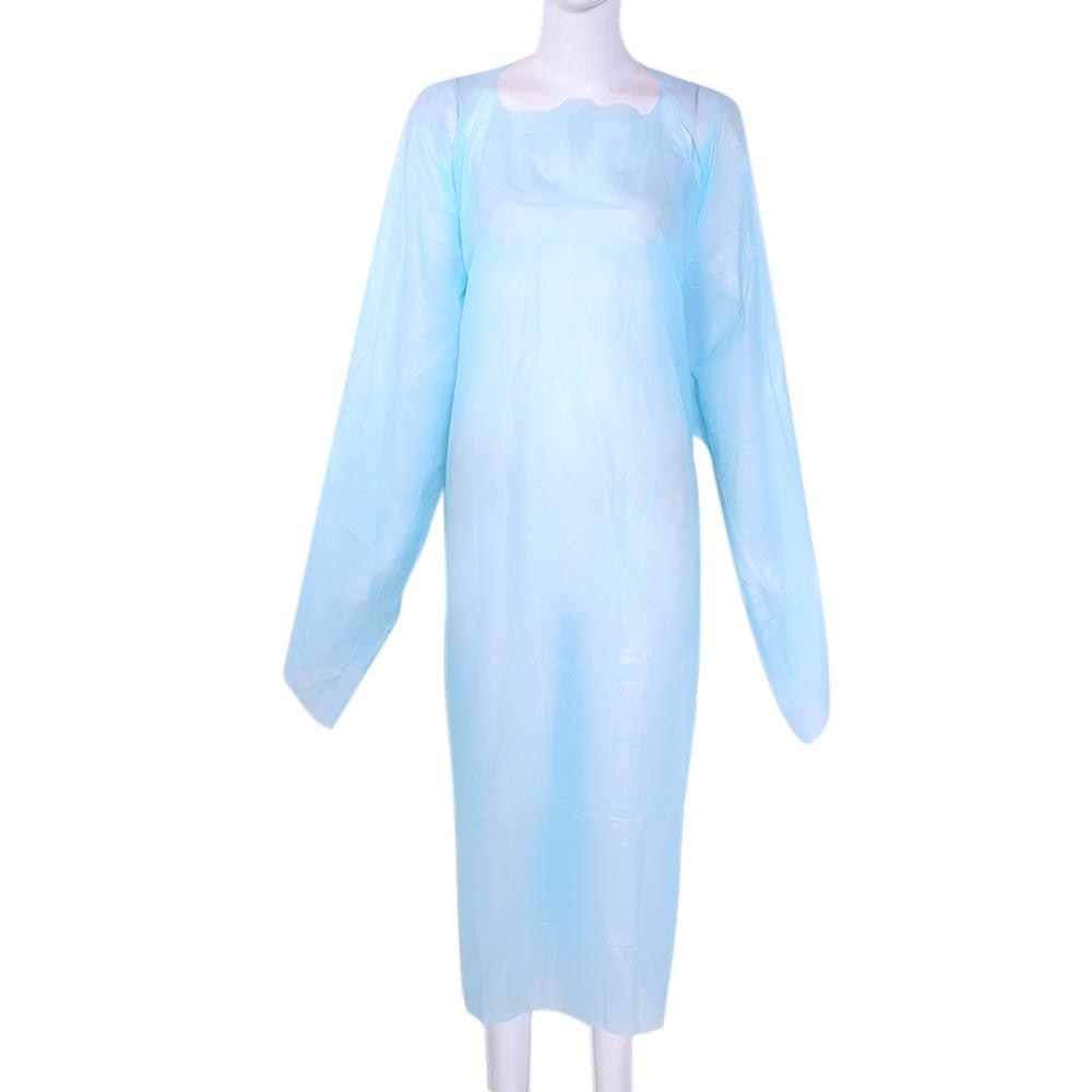 10 Pack Blue Disposable Isolation Gown Protective Isolation Gown Clothing