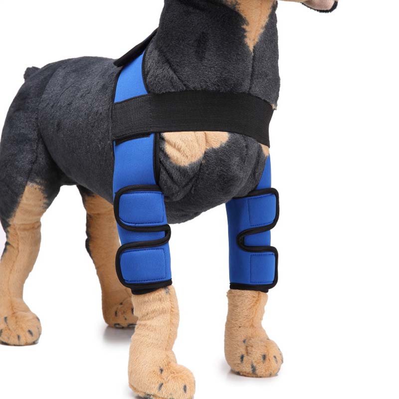 1 paar Hund Ellenbogen Protector Sleeve Elbow Pad Hund Canine Bein Sprunggelenk Joint Schutz Wunden mit Bandage Wrap Heilt Verstauchungen hilft