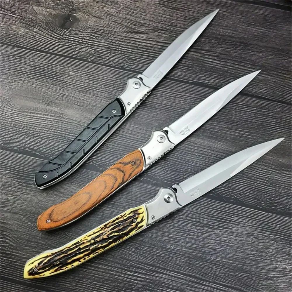 Küchentaschenmesser Russisches EDC-Klappmesser 420 Stahl Clip Point Blade Kochmesser Utility Schneidwerkzeuge Scharfe Früchte 3 Stile