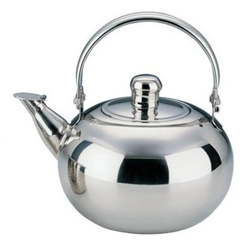 Durable Stainless Steel Water Kettle Pot Loose Tea Maker Infuser Tea Kettle Pot Metal Teapot with Removable Strainer