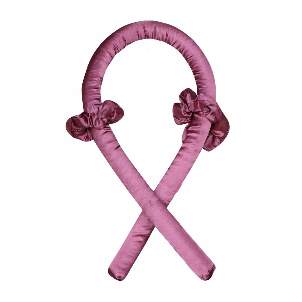 Heatless Curling Rod Headband No Heat Curls Ribbon Hair Roller Soft Shiny Spiral Wave Hair Curlers Sleeping Hairdresser Tool: 04