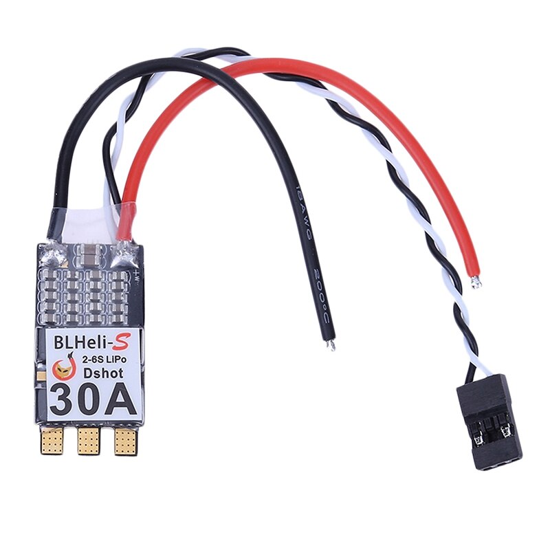 30A Borstelloze HLW Blheli-S ESC Voor 2-6s LiPo FPV QAV250 200 Quadcopter