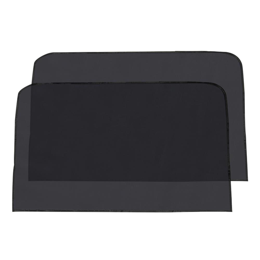 Bil sidevindu solskjerm magnetisk anti-tåke sammenleggbar auto foran mesh mesh vindu solskjerm svart biltilbehør styling: 2pc bak