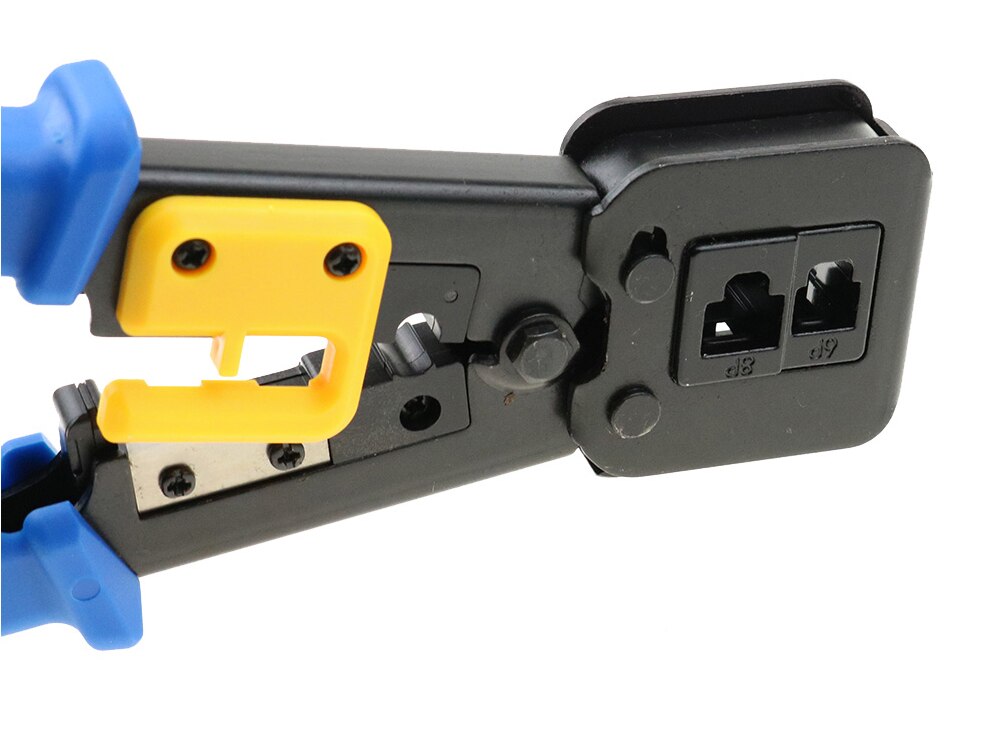 RJ45 crimper hand netwerk gereedschap tang RJ12 cat5 cat6 8p8c Kabel Stripper drukken klemtang clip multifunctionele