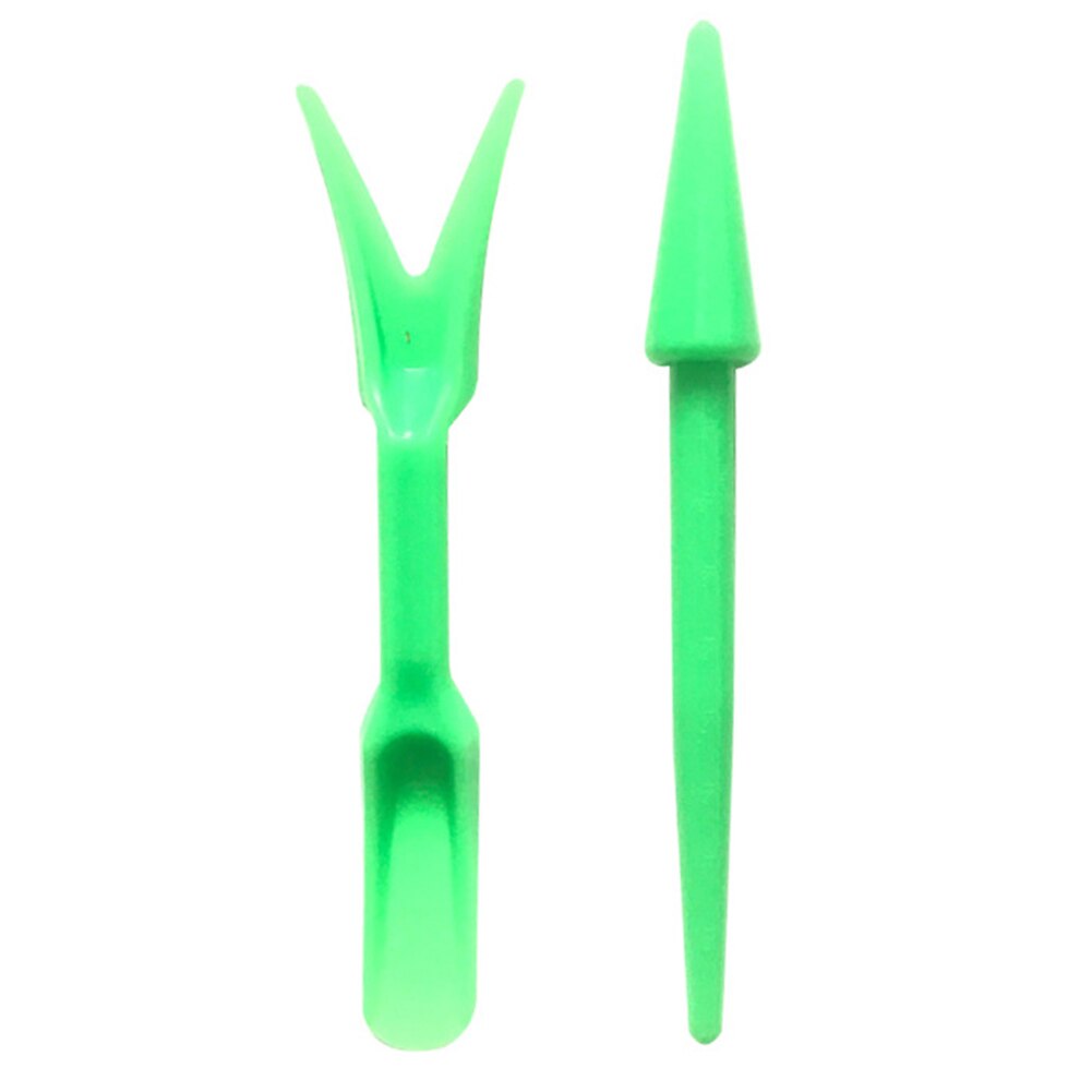 2pcs Transplanting Seedling Planting Tool Succulent Bonsai Fertilizer Digging Drilling Seedling Cultivation DIY Device Set
