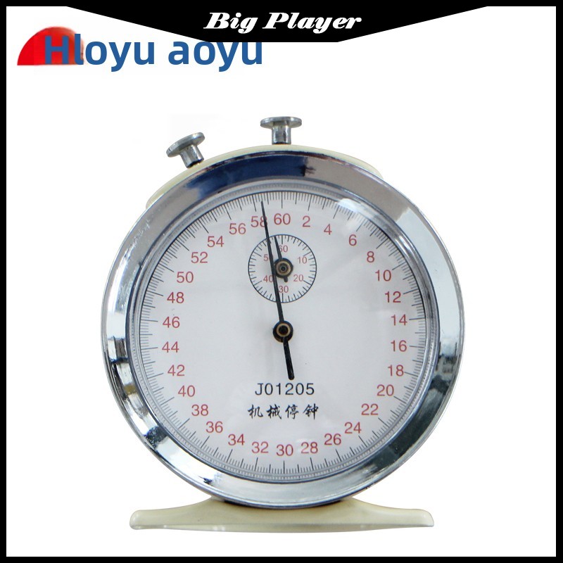 Mechanische stopklok jaren '60\30 seconden seconde horloge mechanisch fysiek sportchronograaf stopwatch mechanisch stopwatch: Rood