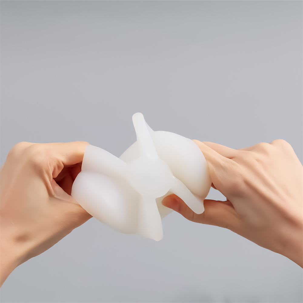 Nicole – Pot à bougie en béton avec couvercle, moule en Silicone, ciment, récipient à bougie, rond, romain, Pot de rangement en Terrazzo, outil de décoration pour la maison