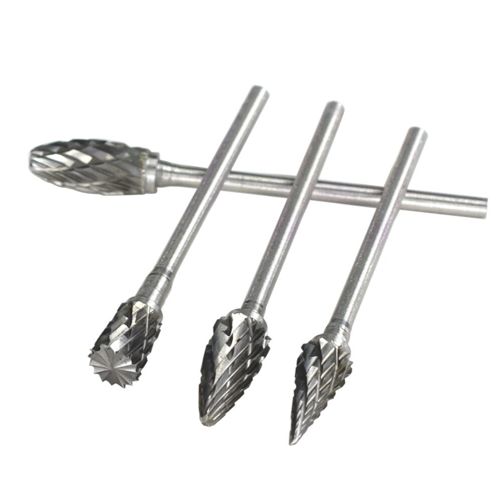 Double Cut Rotary File 3x6mm Tungsten Carbide Milling Cutter Rotary Burrs