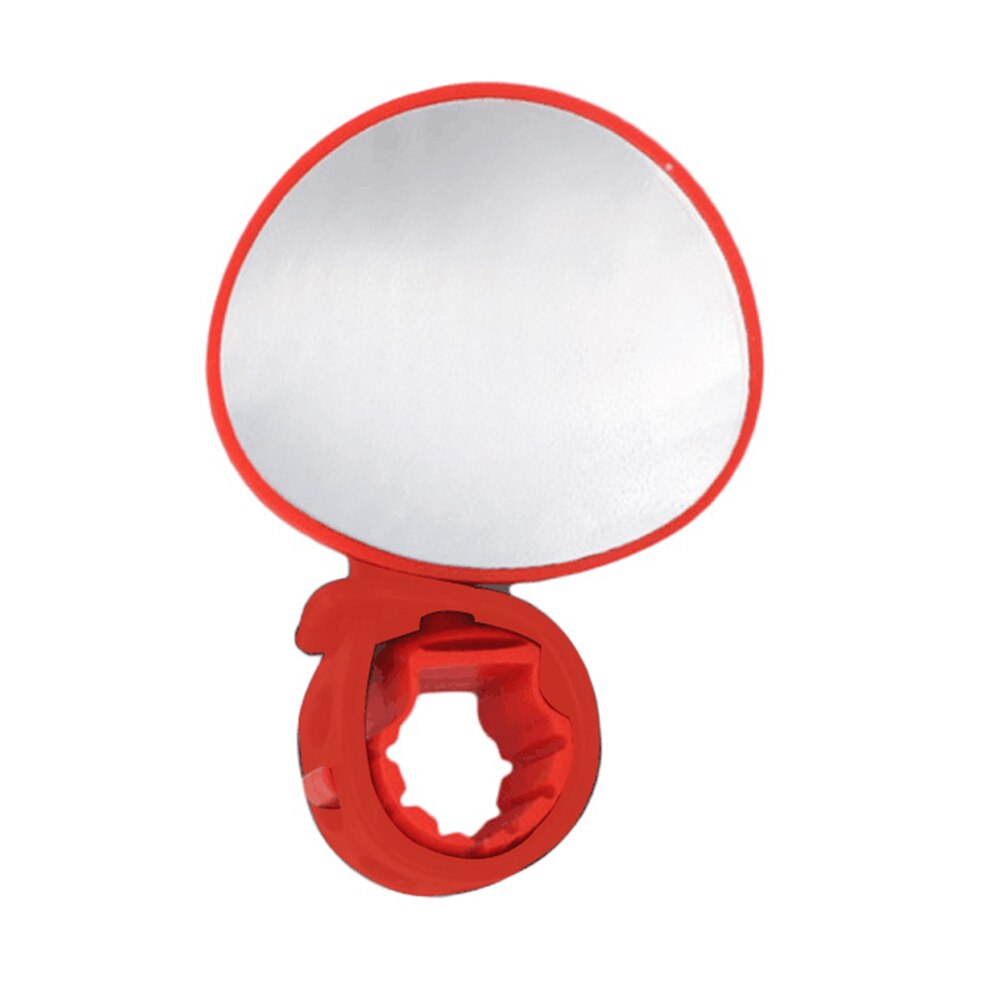 Vélo rétroviseur réglable vtt vélo de route outil de sécurité guidon oeil arrière cyclisme rétroviseurs accessoires: Rouge