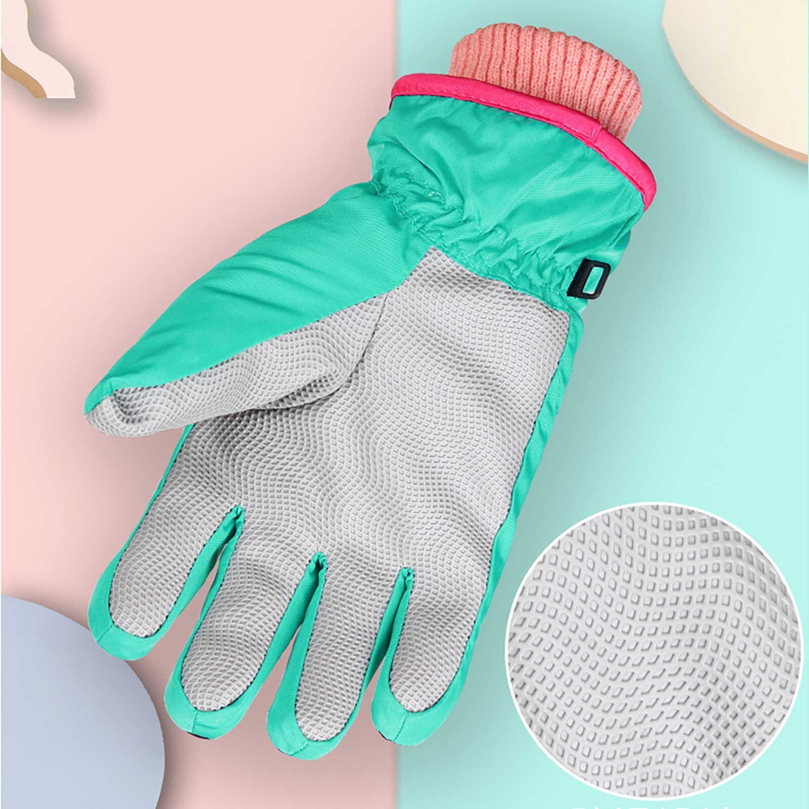 heißesten Junge Mädchen Winter Handschuhe für Kinder Jungen Mädchen Schnee Winddicht Handschuhe Outdoor Sport Skifahren