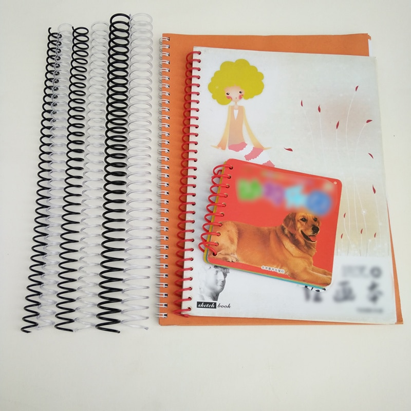 5 pièces A4 46 trous feuille mobile reliure anneau bricolage cahier reliure anneaux spirale caoutchouc anneaux printemps poinçon anneau livre boucle cerceau bureau