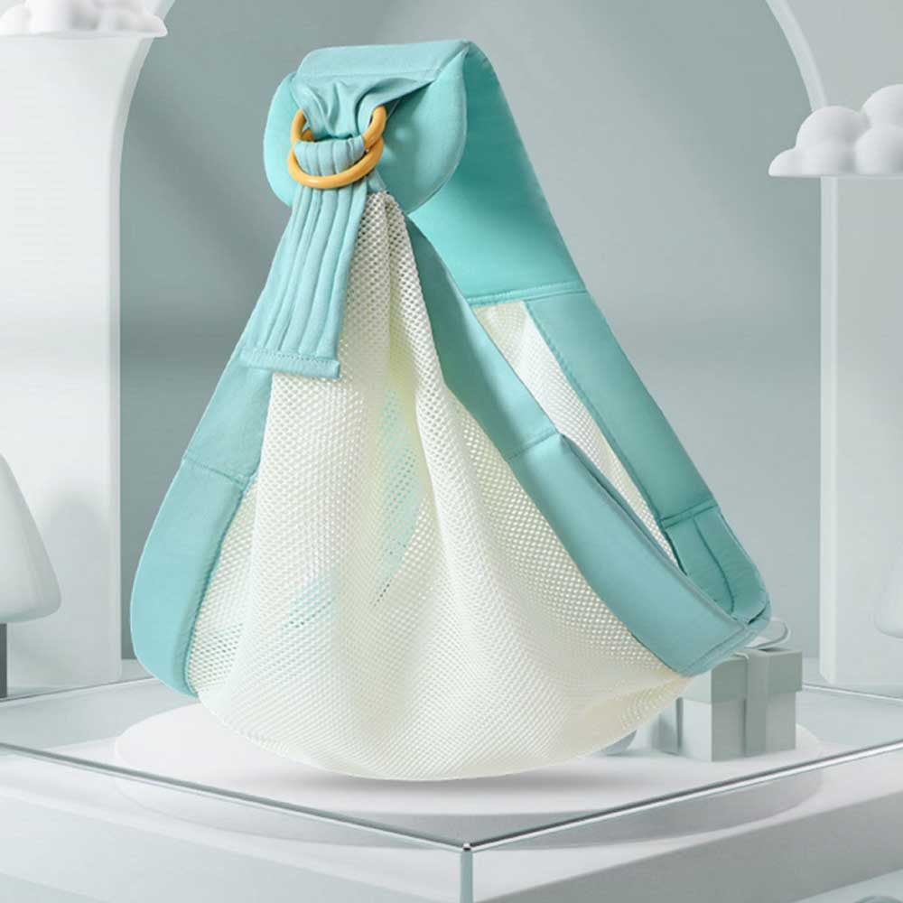Cabestrillo para bebé recién nacido, portabebés de doble uso, tela de malla, mochila de lactancia, portabebés: PJ4138C