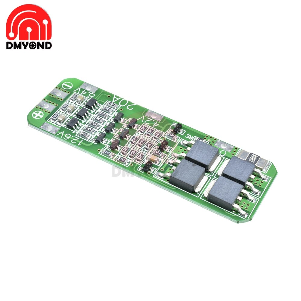 3S 3 Serial 20A Li-ion Lithium Battery 18650 Charger PCB BMS Protection Board For Drill Motor 12.6V Lipo Cell Module 64x20x3.4mm