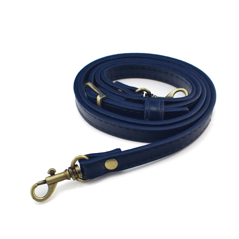 1.2cm Width PU Leather Bag Strap Shoulder Bag Adjustable Band Handle For Handbag Long Belt DIY Accessories Black KZ0012