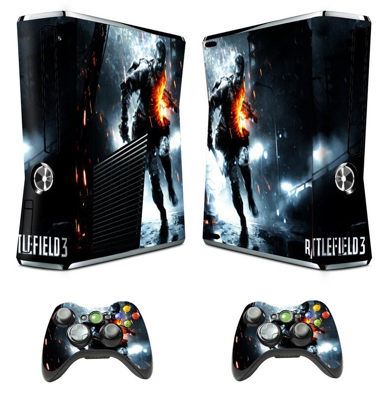 Ku er mei Xbox 360 Slim Console di Gioco Full Body Protettiva Film di Coppa Del Mondo di Gioco del Calcio di Adesivi Colorati: PT XBOX SLIM 138