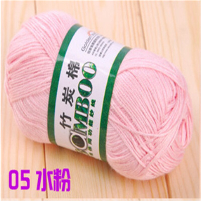 Top kin-friendly Knitting Yarn Natural Bamboo Soft Yarn Cotton Yarn 10 piece per lot: 05