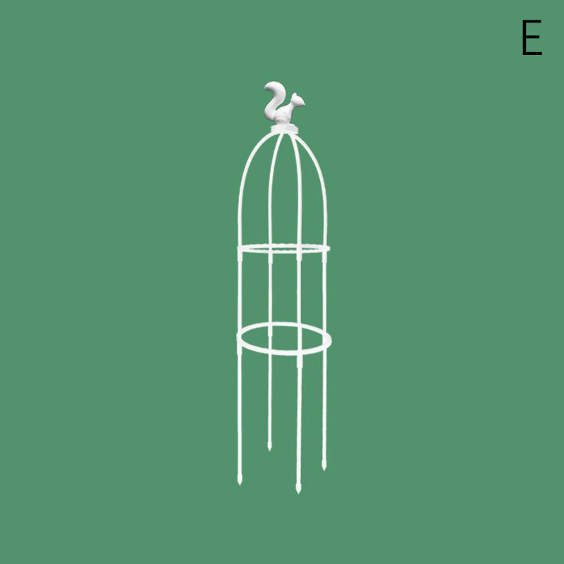 1 Set Klimplant Trellis Tuin Ondersteuning Kooien Voor Bloemen Planten Klimmen Ondersteuning Frame Trellis DIY Wijnstokken Pot Plant Stand: Zilver