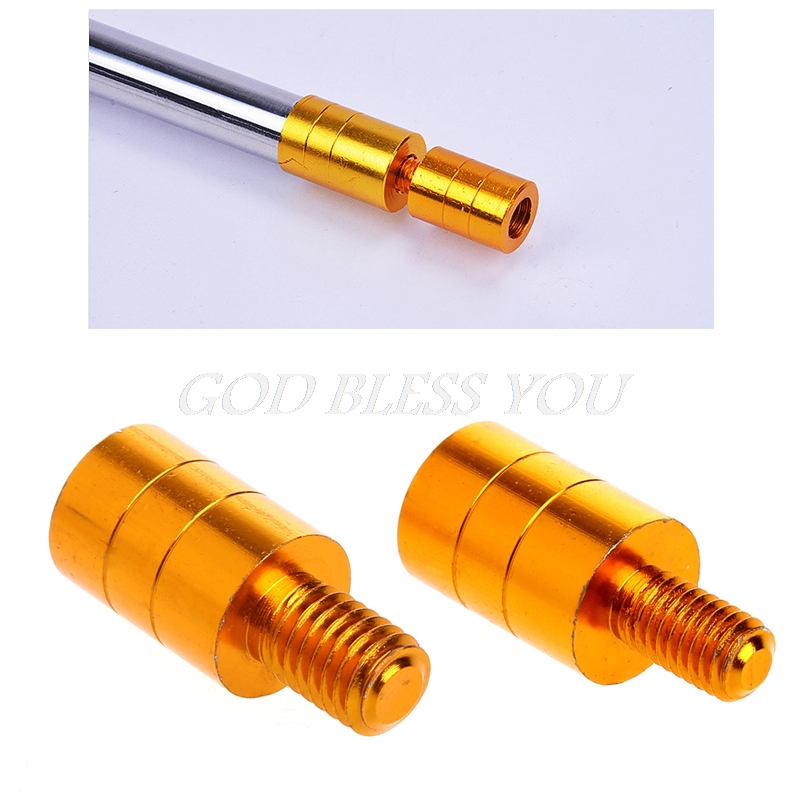 Fishing Landing Net Handle Connector Thread Adapter 10mm To 8mm 8mm To 10mm