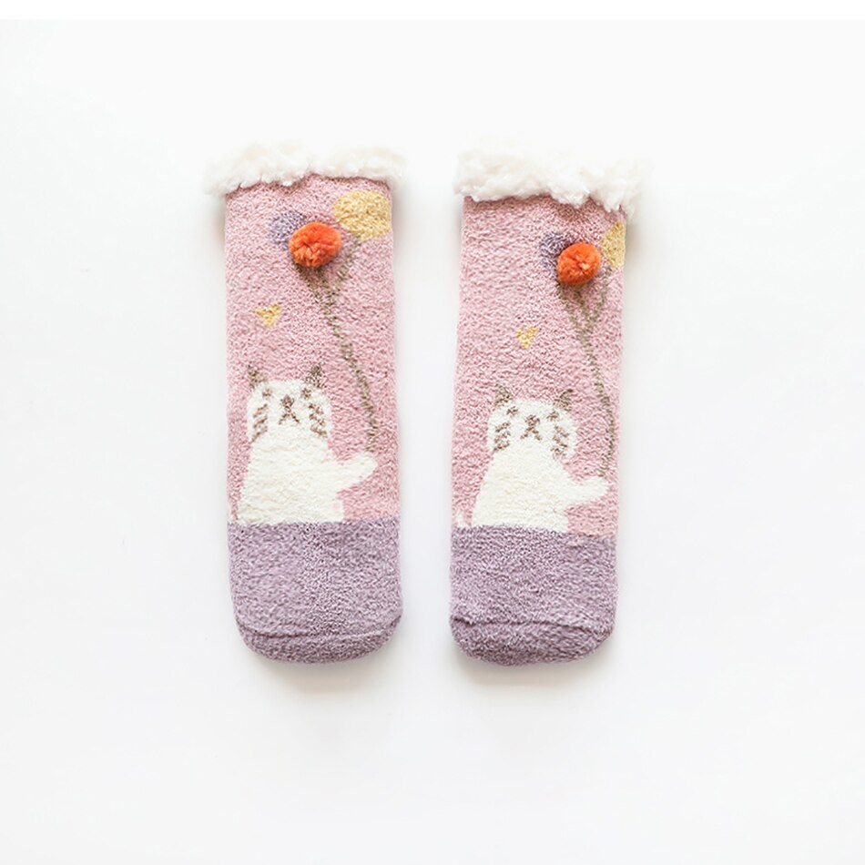 Christmas socks kids Cotton Winter Socks Baby Girls Boys Kids Socks Christmas Tree Snow Elk Children Christmas Socks: N