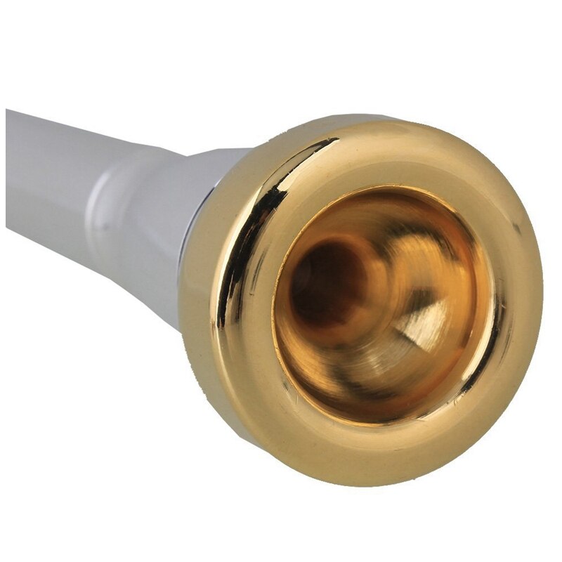 Sølv trompet mundstykke konvertible 2a 2b 3a 3b & 2 trompet hoveder