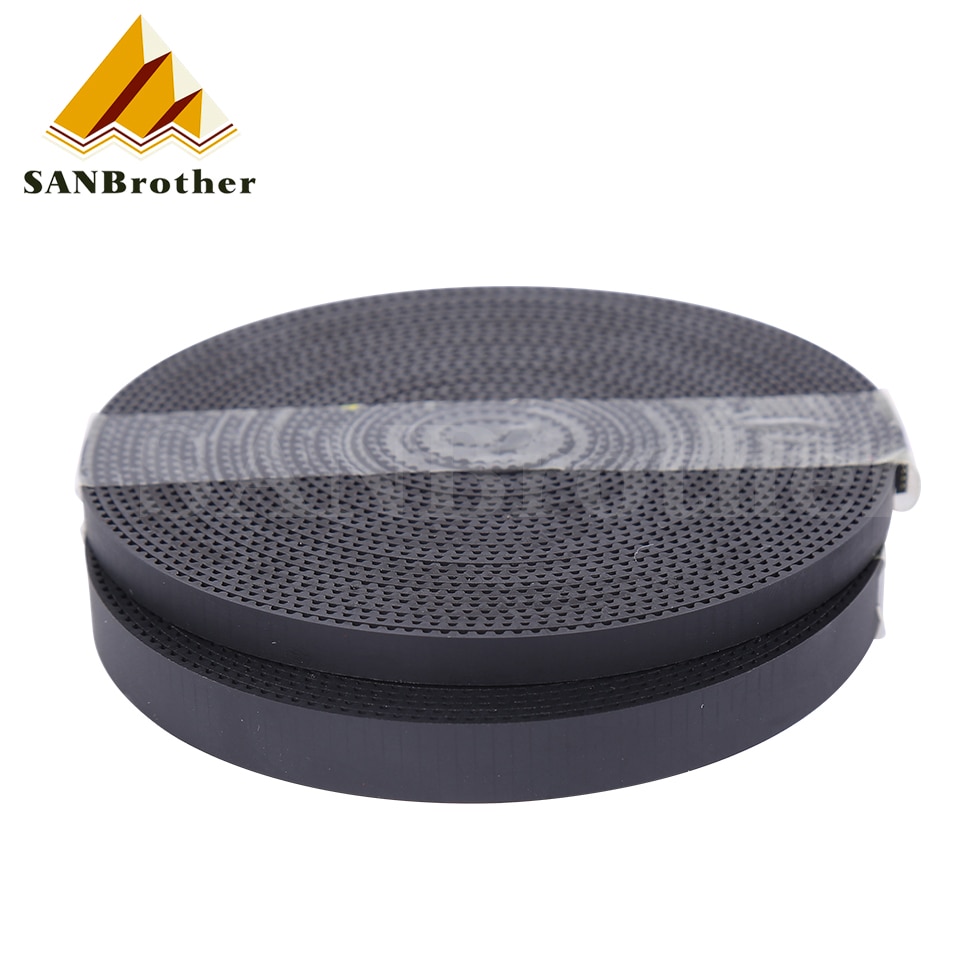 5m/10m//20m/50m/lot GT2-6mm / 10mm open timing belt GT2 belt Rubber Aramid Fiber cut to length for 3D printer