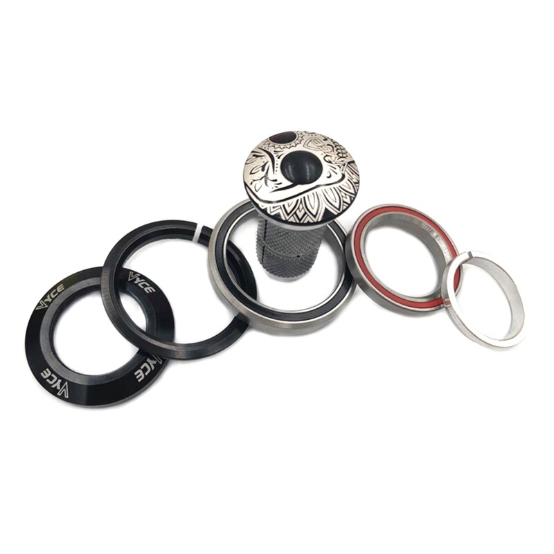 Bike Headset 42Mm 52Mm CNC 1 1/8Inch-1 1/2Inch Tapered Tube MTB Bike Road Bicycle Bearings Headsets 4252T Cycling Parts