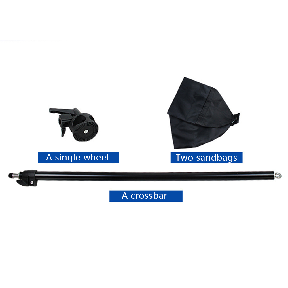 Kit de estudio fotográfico, accesorios de estudio fotográfico, soporte de brazo, trípode, soporte de luz, brazo cruzado, varilla de extensión con bolsa de peso: Default Title