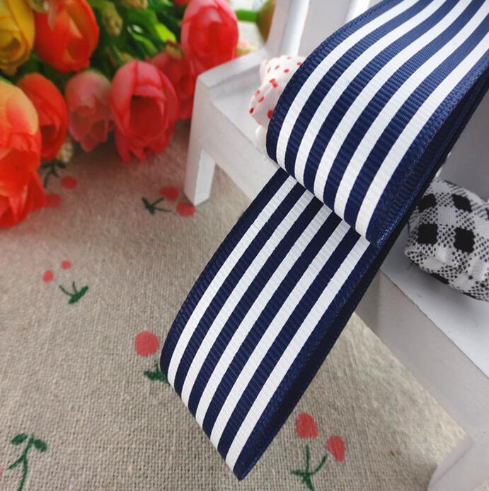 10 meter 1 '' 25mm stripetrykte grosgrain-bånd tegneseriebånd håndlagde hårsløyfer  ym16100785: 370